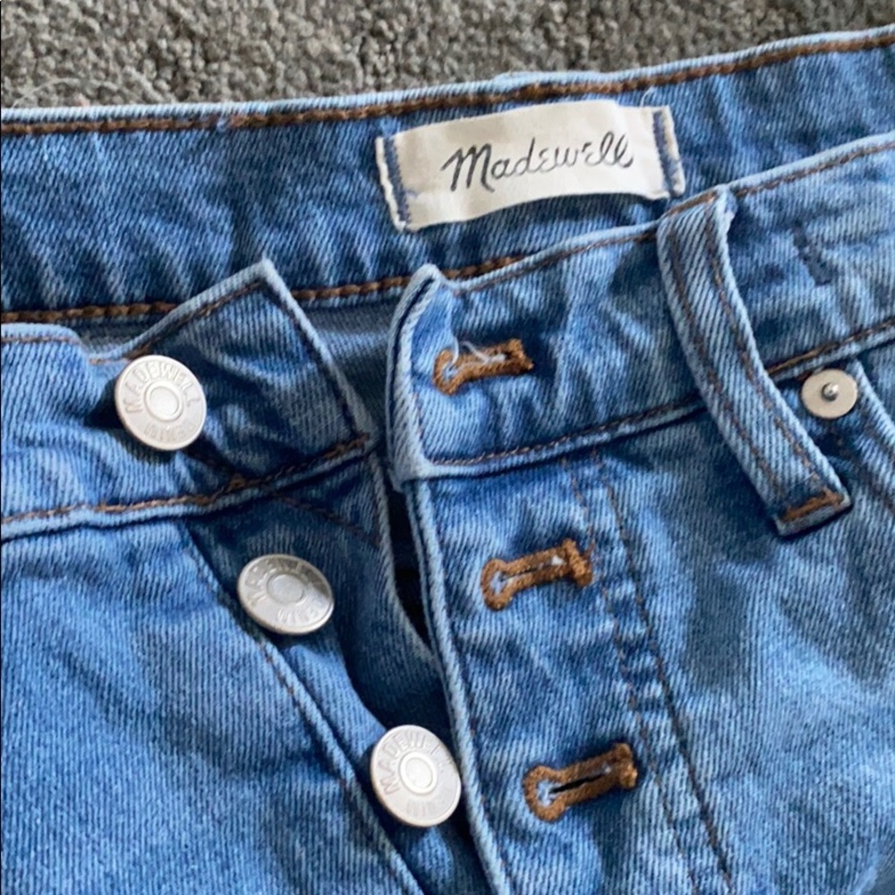 Madwell wide leg crop jeans high waisted
